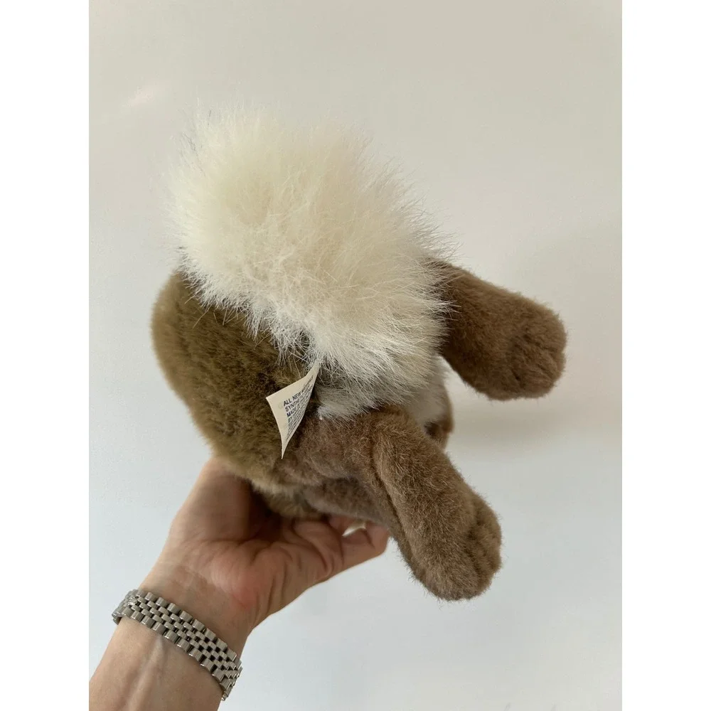 Vtg. Hansa Rabbit Bunny Plush Toy‎ Realistic Brown White Tail Thomas Boland